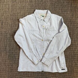 ExOfficio Kids Button Down Insect Shield Shirt - White Plaid